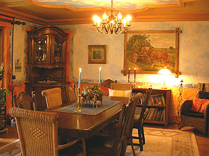 G�stehaus 'Haus Silbermond' beim Europa-Park Rust - Fr�hst�cksraum Wohnzimmer