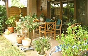 G�stehaus 'Haus Silbermond' beim Europa-Park Rust - Terasse